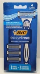 Bic Usa Easy Rinse Anti-clogging 4 Blade With Lubricating Strip Razor Kit 1 + 3. Fixed Price $10.82.
