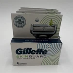 4-PACK 2-BLADE Gillette Skinguard Sensitive Aloe Razor Refill Cartridges. Fixed Price $20.00.