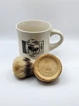 Vintage Surrey Horse & Buggy Shaving Mug Set Soap Bar Boar Bristle Brush. Fixed Price $24.99.