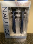 Nautica Disposable Set Close Shave With Comfort 6 New. Fixed Price $23.00.