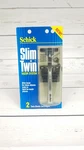 Vintage 1989 Schick Slim Twin Razor System 2 Blade Cartridges Nip. Fixed Price $18.00.