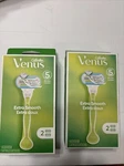 (2) Gillette Venus Extra Smooth 5-BLADE Women's Razor Cartridges Each. Fixed Price $17.99.