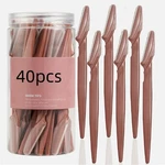 40PCS Eyebrow Razor Trimmer Women Facial Hair Remover Dermaplaning Shaper Tool. Fixed Price $27.99.