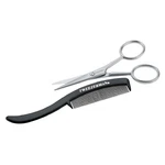 Tweezerman G.e.a.r. Moustache Scissors And Comb, Black. Fixed Price $31.71.