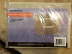 Essentials 11" X 8" Collapsible Storage Container Cube - Beige. Fixed Price $6.00.