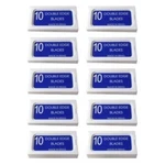 100 Personna Crystal Double Edge Razor Shaving Blades Made Israel. Fixed Price $65.00.