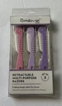 The Creme Shop Retractable Multi-purpose Razors New Nib Set Of 3 Foldable Design. Fixed Price $5.99.