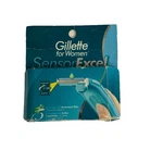 New Gillette Sensor Excel For Women 5 Cartridges Razor Blades Rare As Pictured. Fixed Price $34.99.