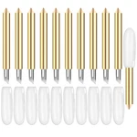 10 Pcs Premium Fine Point Blade, Aunkzl Replacement Blades Compatible With Explo. Fixed Price $16.81.
