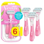 Sensitive Disposable Razors For Women With Skin, 6 Count, Delivers Clo. Fixed Price $28.99.