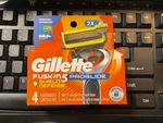 Gillette Fusion 5 Proglide Chill Razor Blade Refills 4 Cartridges New Sealed. Fixed Price $9.99.