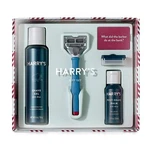 Harry's Blue Handle Razor, Gel Post-shave Balm Cover Gift Set For Men. Fixed Price $22.49.