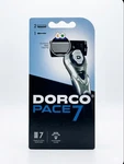 Dorco Pace 7 Blades Premium Razor Gift Set For Men Handle + 2 Refill Cartridges. Fixed Price $24.65.