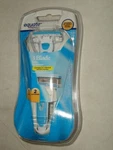 New Equate 3 Blade Lt. Blue/white RAZOR+2 Cartridges For Women Dist. By Walmart. Fixed Price $9.60.