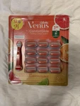 Gillette Venus Comfort Glide Sunny Citrus Women's Razor Plus 12 Blade Refills. Fixed Price $32.00.