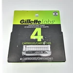 Gillette Labs Stainless Steel Razor Refill Cartridges 5 Blades 4 Pack. Fixed Price $15.95.