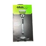 Gillette Labs Razor Exfoliating Bar Stainless Steel 5-BLADE Silver Black Stand. Fixed Price $18.22.