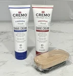 3PC Cremo Original Classic + Cooling Shave Cream Brush. Fixed Price $25.00.