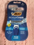 Men Bic Easyrinse Disposable Razors 2 Pack Lubricating Strips W/aloe & Vit. Fixed Price $9.99.