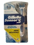 Gillette SENSOR3 Cool Comfortfresh 8 Disposable Razors (sealed) Nip. Fixed Price $19.50.