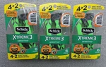 Packs Men's Schick XTREME3 Sensitive Disposable Razors 18 Count (4+2) New. Fixed Price $34.99.
