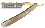 Dovo 6/8 Straight Razor Carbon Steel Blade Horn Handle 24K Gold-plated Accents. Fixed Price $326.69.
