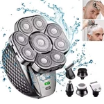 Men's Bald Electric Shaver 9 Blades Floating 6IN1 Heads Beard Nose Hair. Fixed Price $38.80.
