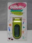 Gillette Sensor For Women 1997 Lime Green. Fixed Price $29.99.