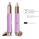 Imusthav 2-IN-1 Eyebrow & Facial Hair Remover Painless Electric Razor Gold. Fixed Price $44.35.