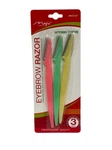 Magic NC0147 Eyebrow Razor Stainless Steel Safety Cover For Women 3 Piece Set. Fixed Price $15.90.