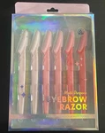 Lavi Multi-purpose Eyebrow Razor 6-PACK Pink White Red Face Beauty Tool. Fixed Price $13.00.