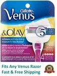 4 Gillette Venus Olay Sugerberry Razor Blades Cartridges Refills Shaver Unboxed. Fixed Price $16.49.