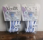 (2) Gillette Venus Women's Razors For Pubic Hair/skin 4 X 3 Ct.. Fixed Price $15.99.