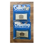 Vintage Gillette Platinum-plus Double Edge Razor Blades 2 10CT Packs. Fixed Price $42.99.