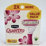 Schick Quattro For Women Razor Refills 8CT 1 Pack New. Fixed Price $7.50.