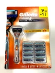 Gillette FUSION5 Performance Series With Power Handle Razor Blades 9 Cartridge. Fixed Price $35.95.