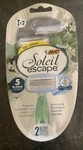 Bic Soleil Escape Disposable Razors ,jasmine & Eucalyptus Handles, 5 Blade, 2 Ct. Fixed Price $7.95.