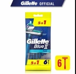 Gillette Blue Ii Plus Disposable Razor (fixed Head) Buy 5 Free 1 Shaver. Fixed Price $14.99.