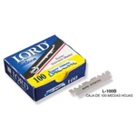 Navajas Afeitar Barbero Profesional Acero Inoxidable 100 Hojas Lord Egypt. Fixed Price $12.99.