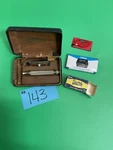 Vintage Gillette Travel Razor Box With Extras BB143. Fixed Price $15.00.