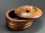 New Luxury Wooden Shaving Soap Bowl / Mug With Lid Cover For Men's Shave. Fixed Price $24.99.