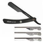 Parker Ptabk Adjustable Stainless Steel Black Straight Edge Barber Razor - New. Fixed Price $30.00.