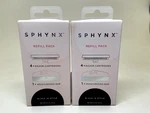 Lot Of 2----SPHYNX-REFILL PACK-BLACK-4 Razor CARTRIDGES,1 Moisturing Bar---new--. Fixed Price $8.99.