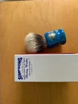 Simpson Chubby 3 Manchurian Badger Shaving Brush Cobalt. Fixed Price $395.00.