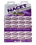 Gillette Nacet Stainless Double Edge Safety Razor Blades - 100CT. Fixed Price $14.99.