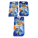 Bic Comfort Razors Triple Blade Disposable Men 12 (3 Sets). Fixed Price $18.89.