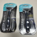 Lot Of 2 Daylogic Men's 3-BLADE Razor Handle + Cartridge. Fixed Price $13.00.