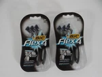 Bic Flex 4 Disposable Razors Lot Of 2 Packages 3 In Each. Fixed Price $7.79.
