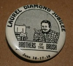 Laurel Nebraska Diamond Jubilee Brothers Of Brush June 16-17-18 Shaving Pin. Fixed Price $10.00.