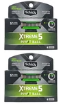Schick Xtreme 5 Pivotball Men's Razor Refills, 4 Count (pack Of 2). Fixed Price $15.38.